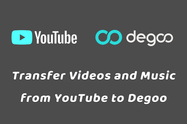 How to Transfer Videos and Music from YouTube to Degoo?