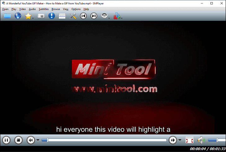 Play downloaded YouTube video on SMPlayer