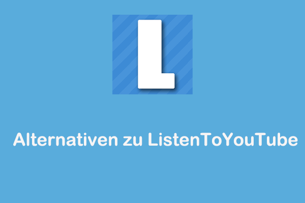 Top Alternativen zu ListenToYouTube, um YouTube-Videos zu konvertieren