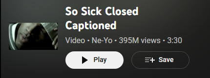 So Sick by Ne Yo