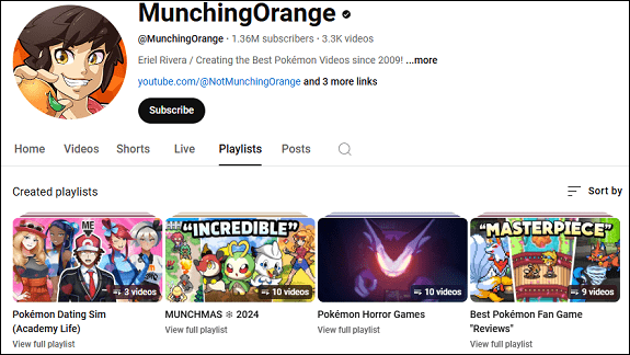 Watch Pokemon videos on MunchingOrange