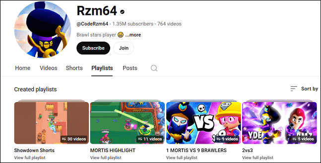 Watch Brawl Stars YouTube videos on Rzm64