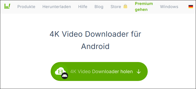 4K Video Downloader für Android