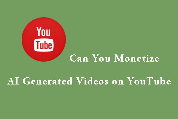 Can You Monetize AI-Generated Videos on YouTube? Answer Here!