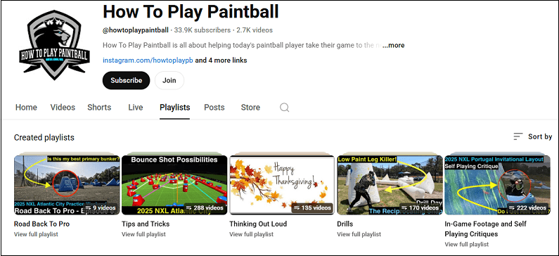Subscribe to How to Play Paintball to learn paintball