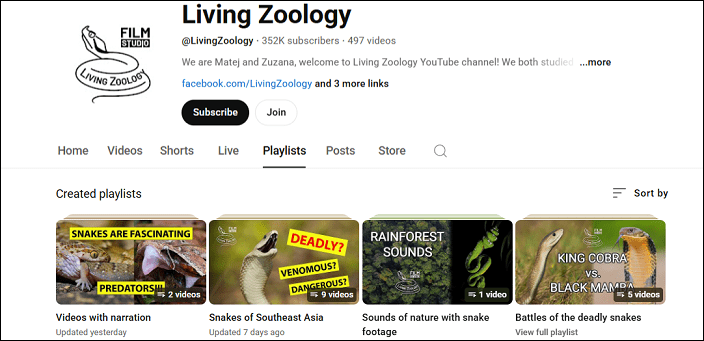 Watch Zoology videos on Living Zoology