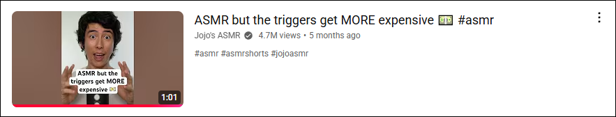ASMR but the triggers get MORE expensive on YouTube