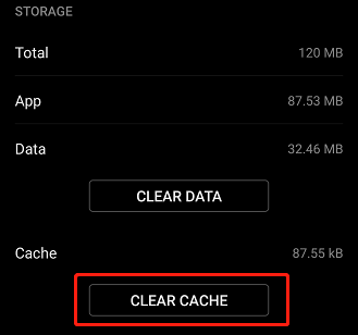vider le cache de l'application YouTube