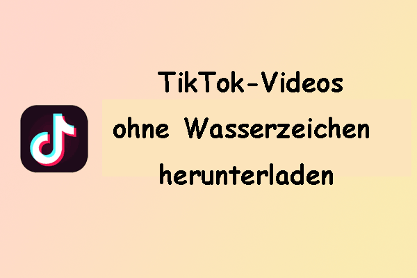 TikTok-Videos ohne Wasserzeichen herunterladen [Computer/iPhone]