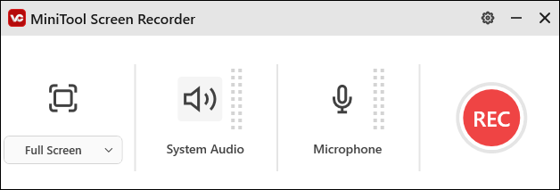 Make your settings before recording with MiniTool Video Converter