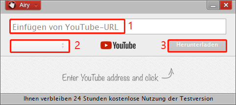 YouTube-Videos mit Airy herunterladen