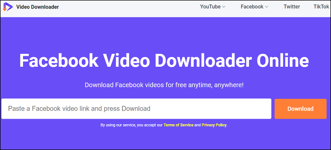 Download Facebook video with viddown.net