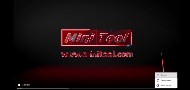 Click on More > Download to download the YouTube video on SnapAny