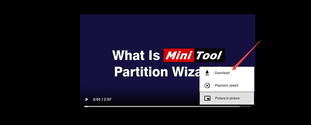 Click on More > Download to download the YouTube video on viddown.net