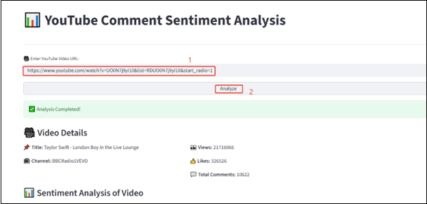 Analyze YouTube comment sentiment with Streamlit