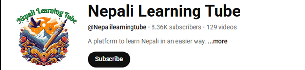 Go to Nepali Learning Tube to learn Nepali
