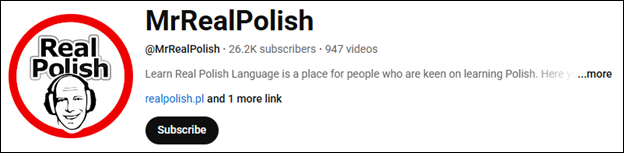 The channel interface of MrRealPolish