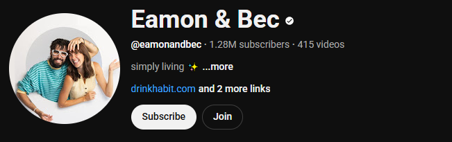Subscribe to Eamon & Bec’s YouTube Channel to learn van life
