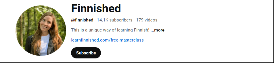 The channel interface of Finnished