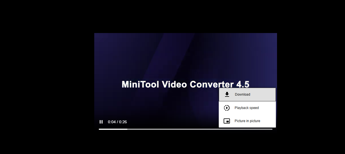 Click on More > Download to download the YouTube video on SnapAny