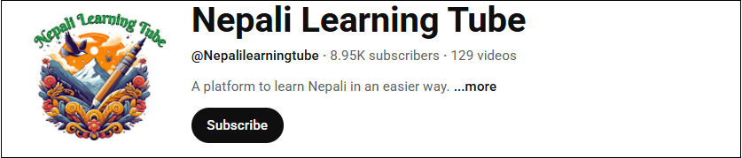 Go to Nepali Learning Tube to learn Nepali