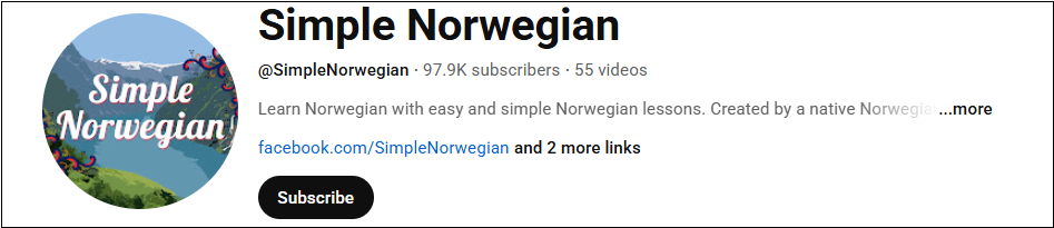 Go to Simple Norwegian to learn the Norwegian language