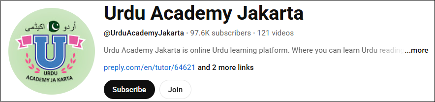 Learn Urdu at Urdu Academy Jakarta