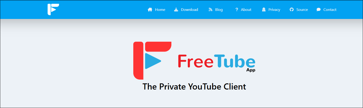 The download interface of FreeTube on Google Chrome
