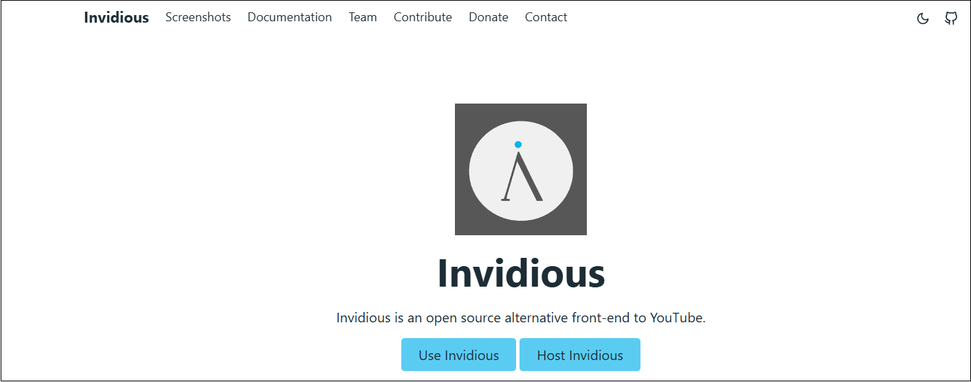 The download interface of Invidious on Google Chrome