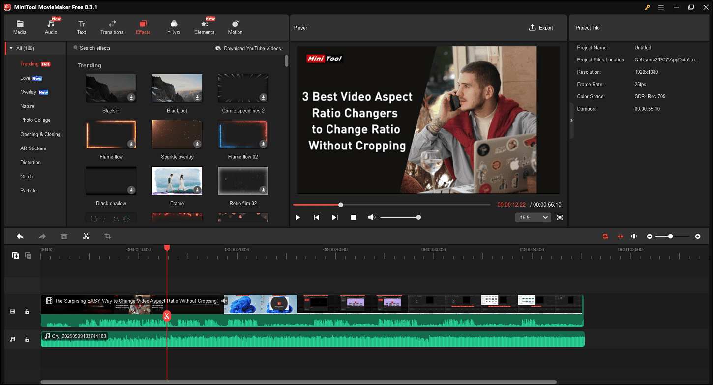 MiniTool MovieMaker