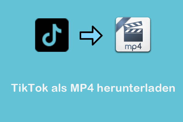 Schritt-für-Schritt-Anleitung, wie Sie TikTok als MP4 in hoher Qualität herunterladen