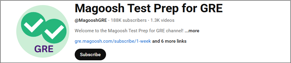 Learn GRE on Magoosh Test Prep for GRE