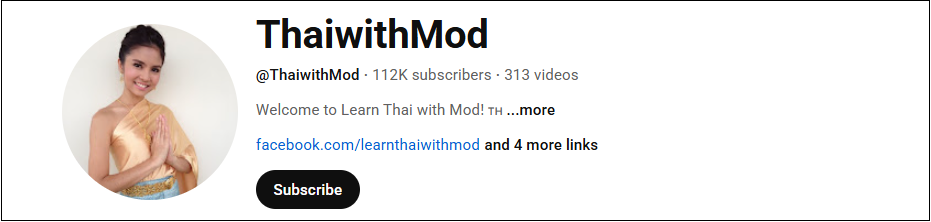 Learn Thai language on ThaiwithMod