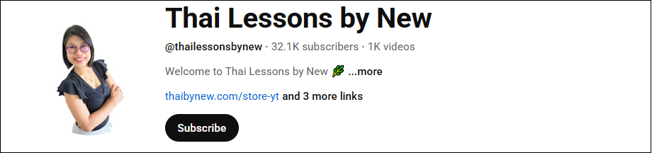 Follow Thai Lessons by New to learn the Thai language