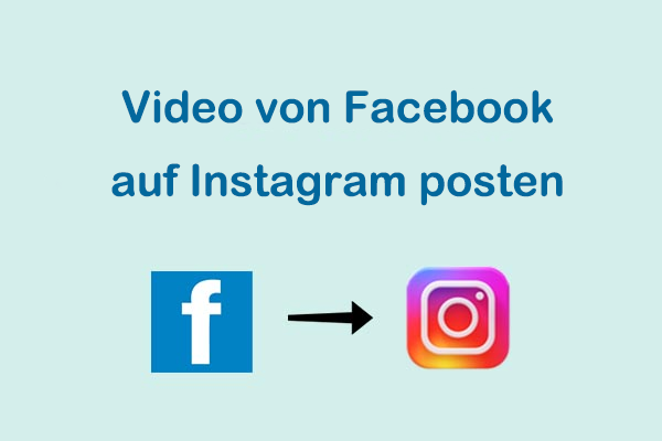 So posten Sie ein Video von Facebook auf Instagram [Profi-Anleitung]