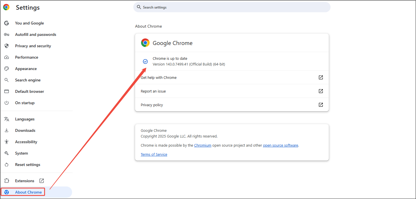 Click on three dots > Help> About Chrome to update Google Chrome