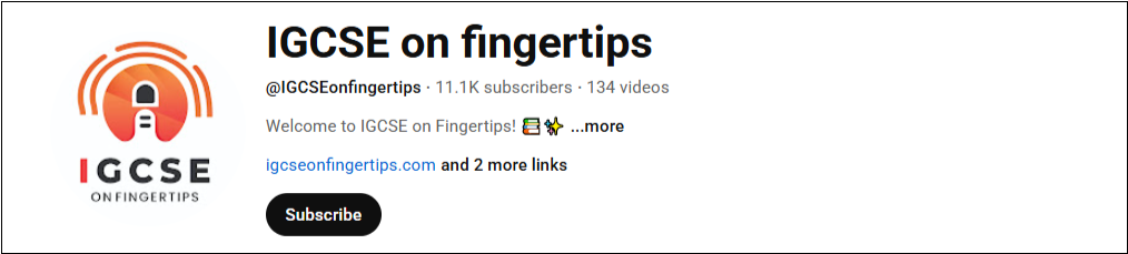 The channel interface of IGCSE on fingertips.