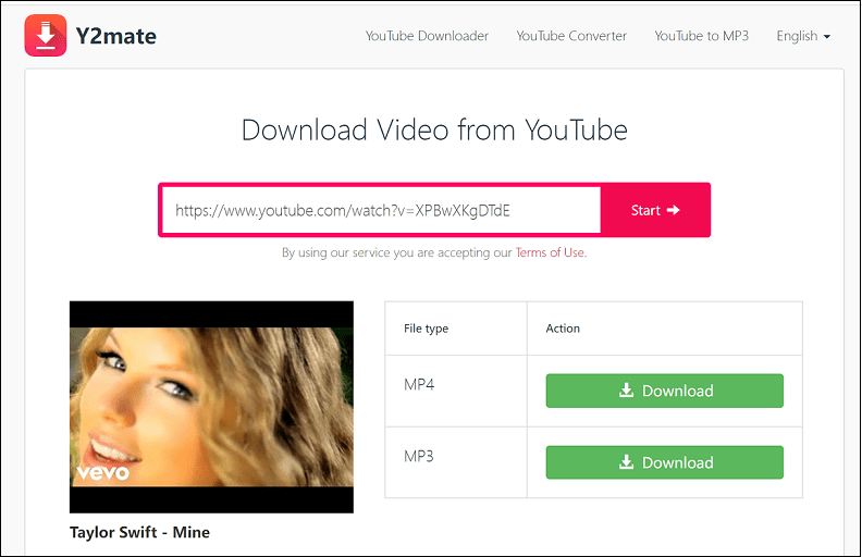 télécharger de la musique depuis YouTube.