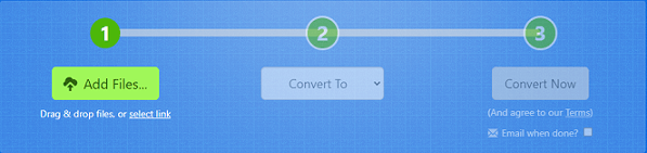 Zamar interface with the Add Files option selected to import the YouTube video.