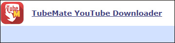 The download interface of TubeMate YouTube Downloader.