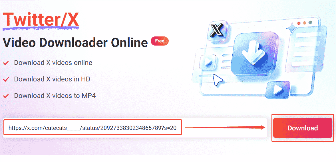 Online Video Download interface with a resolution and the Download MP4 option selected.