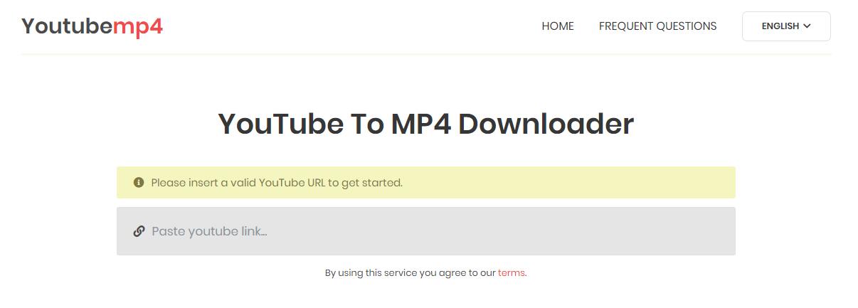 Youtubemp4 puede convertir YouTube a MP4