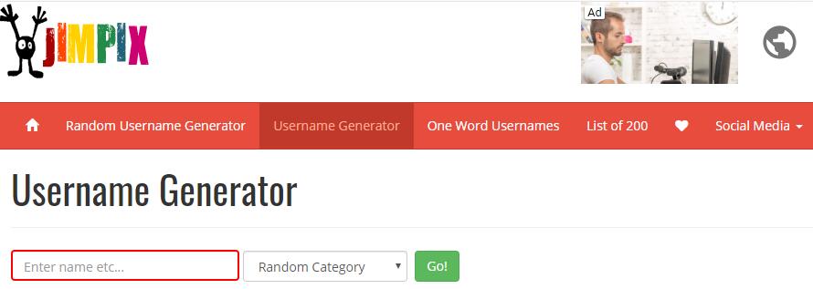 Jimpix Username Generator