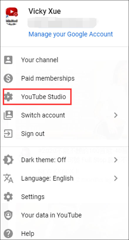 video manager youtube