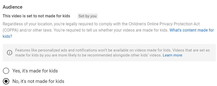 halt kids-oriented videos