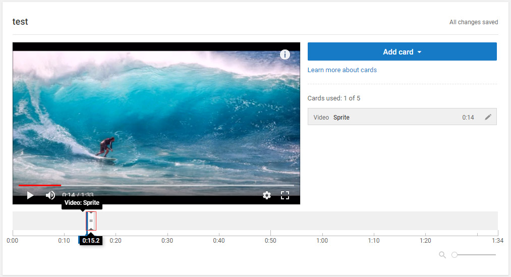 choose where youtube end card locate