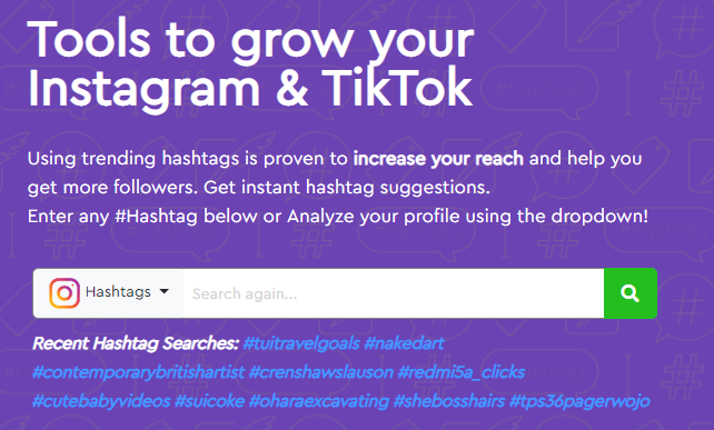 one hashtag tool