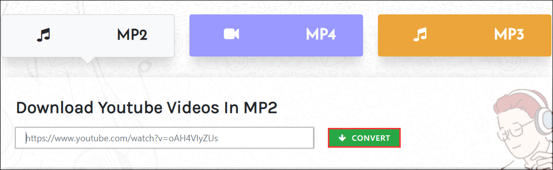 YouTube to Mp2 Converter