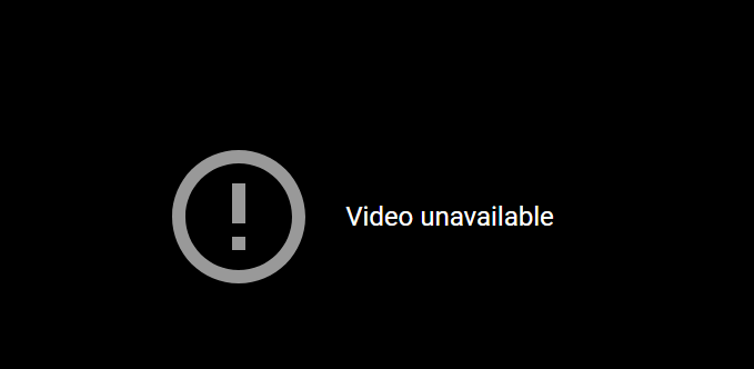 unavailable YouTube videos
