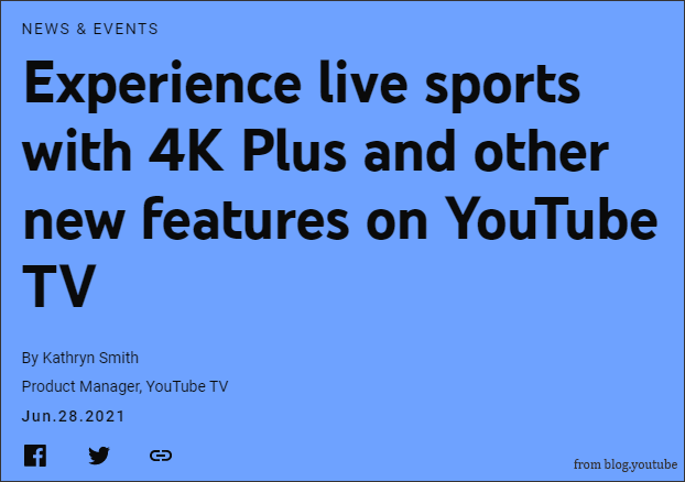 YouTube TV announced three new features